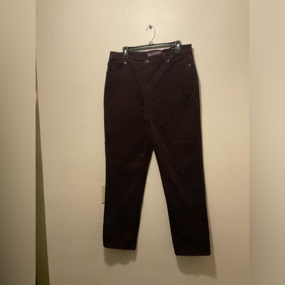 Vintage cute print wine jeans, goth plus size jeans